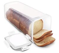 Flaroey Caja para Conservar Pan: Recipiente Hermético para Almacenar Pan y Tostadas para la Cocina, Práctico Recipiente para Conservar el Pan B