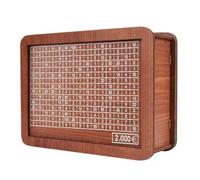 Flaroey Hucha de Madera para NiñOs Adultos, Hucha con Contador, Lata para Ahorrar Dinero, Hucha con Objetivo de Conteo 2000