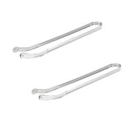 Flaroey Pinzas para Girar Salchichas para Barbacoa Pinzas para Barbacoa Pinzas Resistentes para Servir Pinzas de Metal para Alimentos Pinzas de Cocina para Asar 2 Piezas