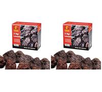 Flash BOOMEX 54723 Piedras de Lava para Barbacoa de Gas Caja 3 kg (Paquete de 2)