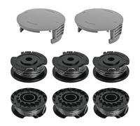 Flaveano Hilo Desbrozadora para Bosch EasyGrassCut Cortabordes | 6 Carretes y 2 Tapas