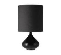 Flavia Lamps Lámpara de mesa Flavia base de lámpara negra Lino Negro M