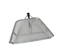 FLCPJGV Paleta Tamizadora de Malla Metálica Pala Multifuncional para Filtrar Herramienta Filtrante Resistente de Suelo Y Arena Criba Portátil Adecuada para Ja, Malla de 0.8 Cm