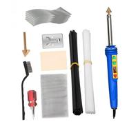 FLCPJGV Soldador Eléctrico con Kit de Reparación Digital de 150w Lápiz Soldador Portátil Y Regulador Térmico Adecuado para Reparación de Bumpers Manualidades