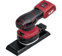 FLEX 534435 - Lijadora oscilante con batería (18 V, 2,5/5,0 Ah, conector Ø 27, longitud de la placa de lijado 198 mm, saco de polvo, adaptador, herramienta artesanal)