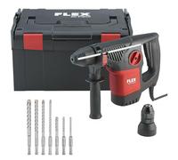 Flex 534506 CHE 4-32 R - Juego de brocas (4 kg, SDS-plus, incluye maletín de transporte, apto para hormigón, madera, acero)