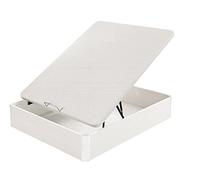 Flex - Canapé Abatible Madera Transpirable Tapa 3D - 160X200, Color Blanco