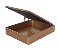 Flex - Canapé Abatible Madera Transpirable Tapa 3D - 90X200, Color Cerezo