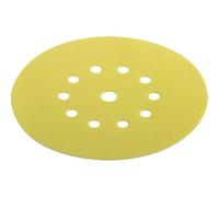 FLEX Papel de lija D225-10 SF-P80 (para pared/techo, serie Xtreme, 225 mm de diámetro, grano P80, VE 12 unidades, papel de lija, accesorios lijadora, artesano) 531902
