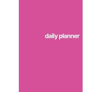 Flexible Daily Planner Notebook | Undated | A5 | Two-Page Layout: Hourly Schedule and Open Daily Sections | 150 pages