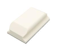 Flexipads World Class Mano Bloque Pulidor Forma Blanco Puro Grip 70 x 125mm FLE9