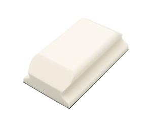 Flexipads World Class Mano Bloque Pulidor Forma Blanco Puro Grip 70 x 125mm FLE9