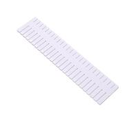 flexman 4 Divisores Organizadores De Cajones, Divisores De Cajones con Hebilla Fija para Suministros De Oficina, Ropa Interior, Calcetines, Corbatas, Bufandas, Camisetas(Blanco 47 * 7CM)