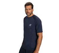 FLEXNAMIC® 801727 - Camiseta Funcional para Fitness, Media Manga, Quickdry, Azul Oscuro, 6XL