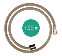 flexo de ducha textil hansgrohe Designflex, longitud 1250mm, 28220140, Color: Bronce cepillado