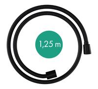 flexo de ducha textil hansgrohe Designflex, longitud 1250mm, 28220670, Color: negro mate