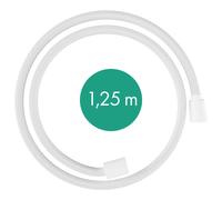 flexo de ducha textil hansgrohe Designflex, longitud 1250mm, 28220700, Color: Blanco Mate