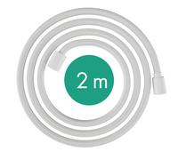 flexo de ducha textil hansgrohe Designflex, longitud 2000mm, 28230700, Color: Blanco Mate