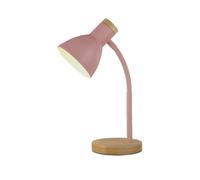 Flexo epiro 1xe27 rosa/haya 40x15x15cm