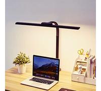 Flexo Led Escritorio, Lámpara Escritorio LED, Luz Monitor, 21W 5 Modos De Color Automático Brillo Control Tactil Lamparamonitor con Abrazadera para Oficina Lectura Estudio Trabajo Niños