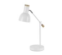 Flexo tejo 1xe27 blanco/haya orientable 50x15x16,5cm