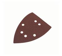 Flexovit 63642526408 Triángulos Especiales Velgrip, A203, Blíster, Medio Grano, 80 Tamaño Grano, 95 mm A x 145 mm Al, Set de 6