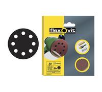 Flexovit - Disco de lija 125mm Medio 80G