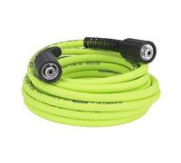 Flexzilla HFZPW36425M-E 3600 PSI, manguera de lavado a presión de 1/4 pulgadas x 25 pies, ZillaGreen