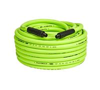 Flexzilla Manguera de aire, 1/2 pulg x 100 pies, 3/8 pulg accesorios MNPT, resistente, ligera, híbrida, verde Zilla- HFZ12100YW3