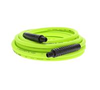 Flexzilla Manguera de aire, 1/4 pulgadas. x 25 pies, 1/4 pulgadas. Accesorios MNPT, resistentes, ligeros, híbridos, ZillaGreen - HFZ1425YW2