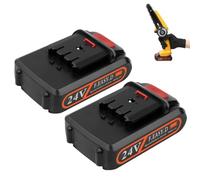 Flintronic 2 piezas Mini batería de motosierra, 24V-1500MAH Batería a Motosierra para Motosierra Eléctrica Inalámbrica, Sierra de Poda Portátil con Una Mano, para Cortar Madera, Podar, Jardín.
