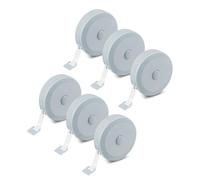 Flintronic 6PCS Cinta Metrica Corporal, 60inch/150cm Cinta Métrica Telescópica De Doble Cara, Cinta Metrica para Medir Longitud, Busto, Cintura Sastrería