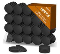Flintronic Cinta Magnética Flexible de 20 x 2 mm, 100 Piezas Placas Magnéticas Autoadhesivas, Imanes Redondos Autoadhesivos, Imanes Adhesivos Flexibles, para La Cocina, Diseño de Diy, Oficina