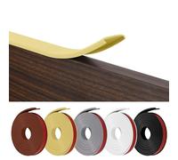 flintronic Forma U Cinta de Madera Cantos, 3m * 16mm TPE Protector Borde de Muebles, Cantoneras Cubrecantos Autoadhesiva, Proteccion para Mesas y Muebles, Puertas de Automóviles.(Beige)