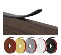 flintronic Forma U Cinta de Madera Cantos, 3m * 16mm TPE Protector Borde de Muebles, Cantoneras Cubrecantos Autoadhesiva, Proteccion para Mesas y Muebles, Puertas de Automóviles.(Negro)
