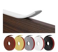 flintronic Forma U Cinta de Madera Cantos, 3m * 20mm TPE Protector Borde de Muebles, Cantoneras Cubrecantos Autoadhesiva, Proteccion para Mesas y Muebles, Puertas de Automóviles.(Blanco)