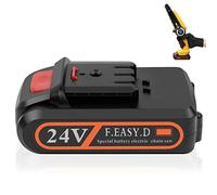 Flintronic Mini batería de motosierra, 24V-1500MAH Batería a Motosierra para Motosierra Eléctrica Inalámbrica, Sierra de Poda Portátil con Una Mano, para Cortar Madera, Podar, Jardín.