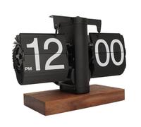 Flip Reloj Retro Digital, Reloj de Pared y Mesa con Números Grandes, Base Estable, Reloj Vintage para Hogar, Oficina, Escuela o Café, Estilo Vintage