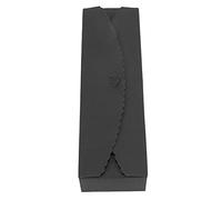 Flisdtry Caja de embalaje de papel kraft natural, 30 unidades, hecha a mano, caja de embalaje de jabón, de boda, caja de papel larga, color negro