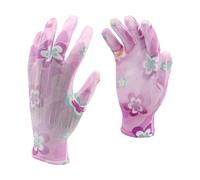 Flo 74131 - guantes de jardín de poliéster 10 luz 'aumentaron la imp