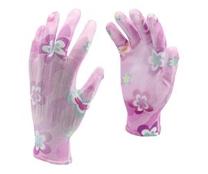 Flo 74131 - guantes de jardín de poliéster 10 luz 'aumentaron la imp