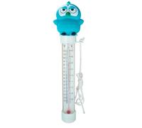 Floating Pool Temperature Gauge - Cute Animal Floating Easy Read Gauge with String, Swimming Pool Supplies for Pond, Lake, Patio Garden Bath Hot Tub Spa Tank Outdoor Indoor, 7.87 × 2.76inch
