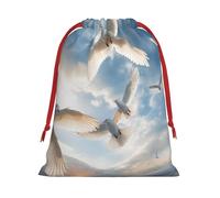 Flock Of Birds - Bolsas de regalo reutilizables multiusos, elegantes bolsas de regalo para mujeres, bolsas de regalo de Navidad