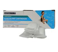 Floculante En Cartuchos Para Piscina, Astraalpool 11390, Caja 8 Saquitos (8x125g), Clarificante Para Aguas Turbias, Agua cristalina, Sirve Para Piscinas De Filtro De Vidrio y De Arena