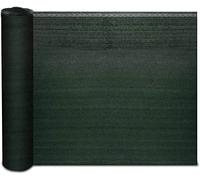 Floordirekt Marius - Panel para valla (150 g/m², 5 alturas, con accesorios de fijación, protección solar, protección contra el viento, 1 m x 6 m), color verde