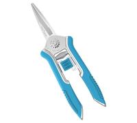 FLORA GUARD 16.5cm Tijeras de podar, antideslizantes con mango de bloqueo, de reparación profesional de flores, multifuncionales para cortar ramas y ratán（azul）