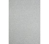 Florence Cartulina con purpurina - Cartulina de colores A4 - Azul claro - 5 hojas de papel para manualidades - Papel para álbumes de recortes para hacer tarjetas y otras manualidades de papel - 250