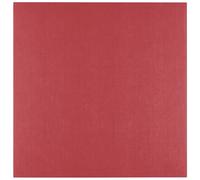 Florence Cartulina de Lino 30,5 x 30,5 cm Rojo - 10 Hojas Ruby de 250 g - Folios de Colores para Scrapbook, Tarjetas, Invitactiones de Boda y Manualidades