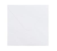 Florence Sobres 14 x 14 cm, blanco, 100 unidades, 120 g/m², sobres autoadhesivos para boda, tarjetas postales, invitaciones, tarjetas de felicitación