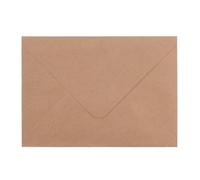 Florence Sobres 16,2 x 11,4 cm - Kraft - 100 unids - 120 g/m² - Sobres autoadhesivos para boda, tarjetas postales, invitaciones, tarjetas de felicitación
